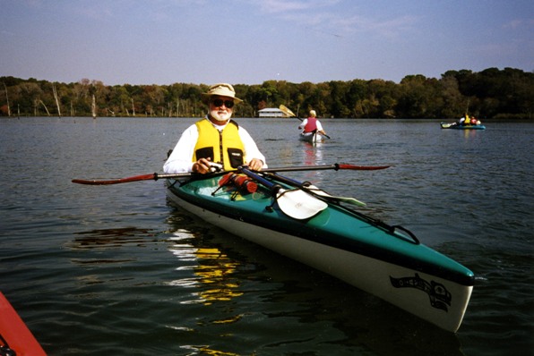 Jim and kayak