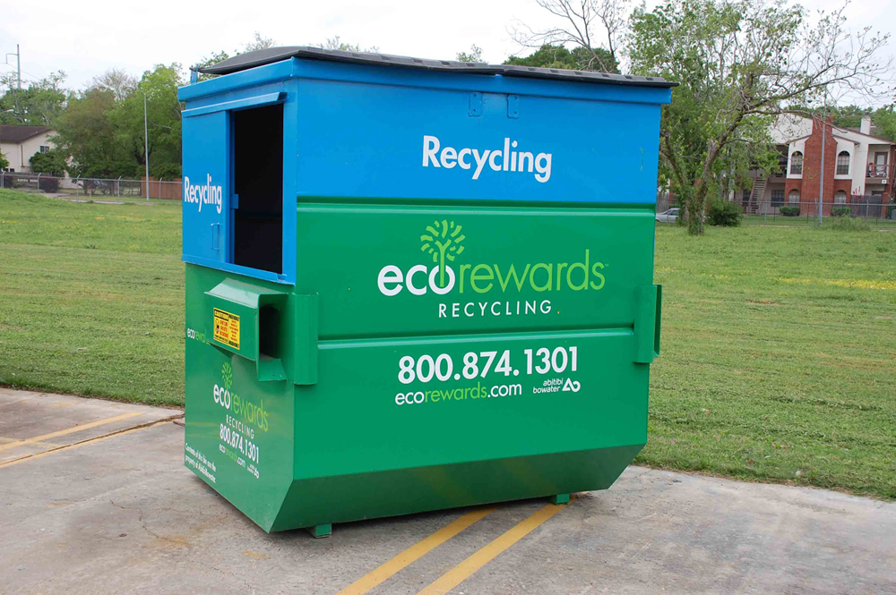 Non-paper Recycling Dumpster
