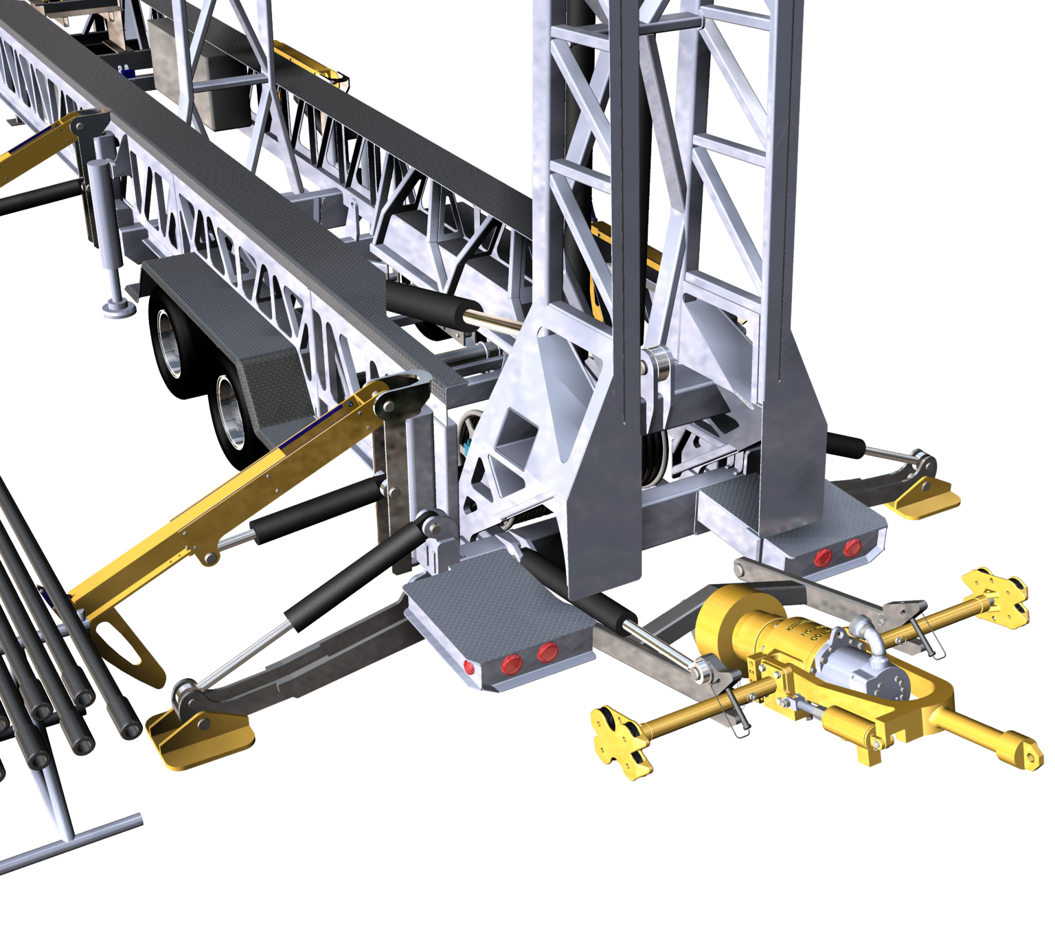 The XK100 Super Handler™ Venturetech Hydraulic Pipe Handler