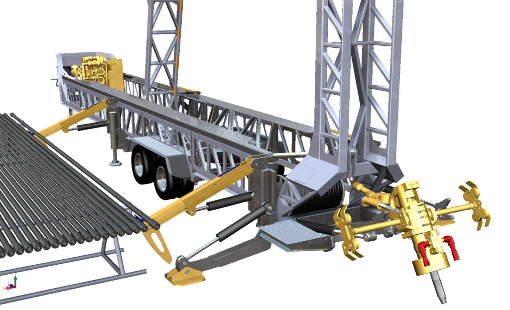 pipe-handler-combined-with-power-swivel Super Handler Pipe Handler & Power Swivel Combination